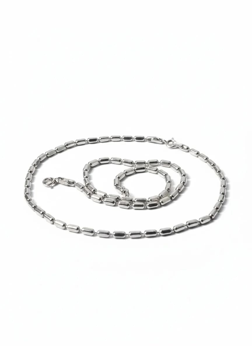 Fashion Frill Silver-Plated Anklet
