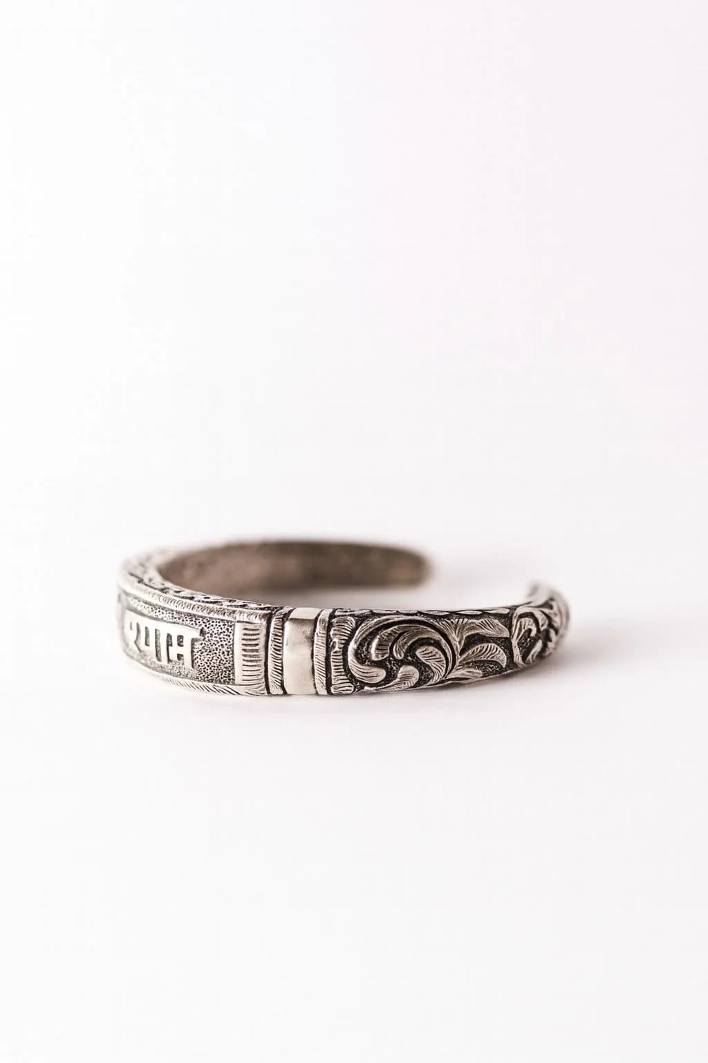 Jay Shree Shyam Men's Oxidised Kada