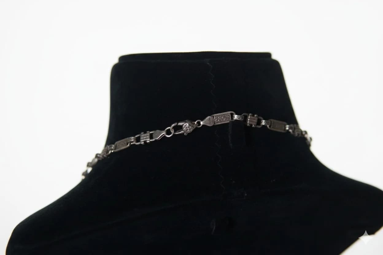 Pure Silver Strip Chain