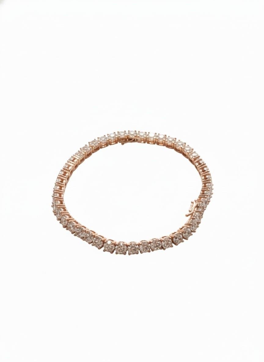 Rose Gold Crystal Bracelet