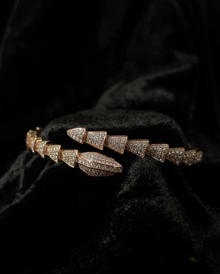 Rose Gold Viper Bracelet