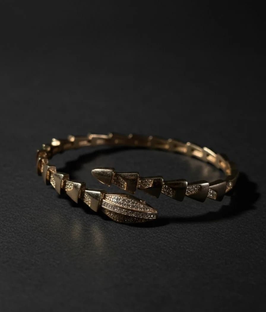 Rose Gold Viper Bracelet