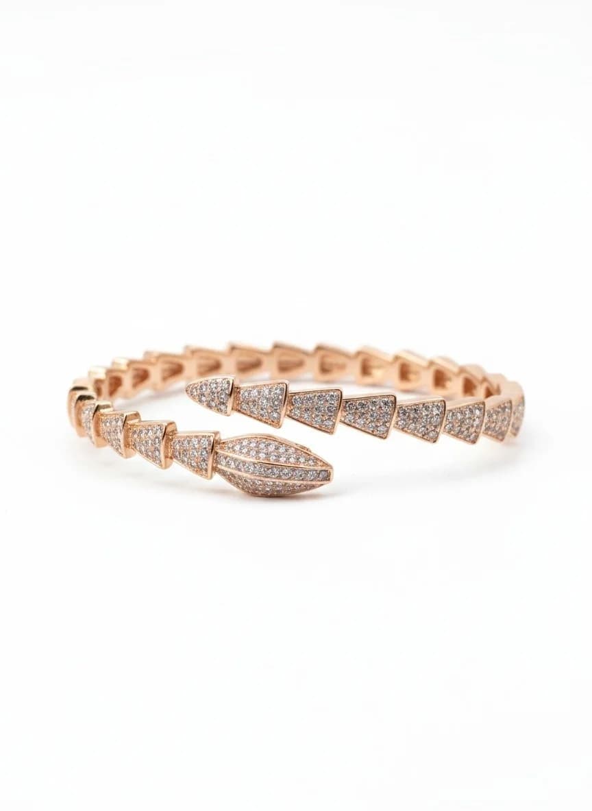 Rose Gold Viper Bracelet