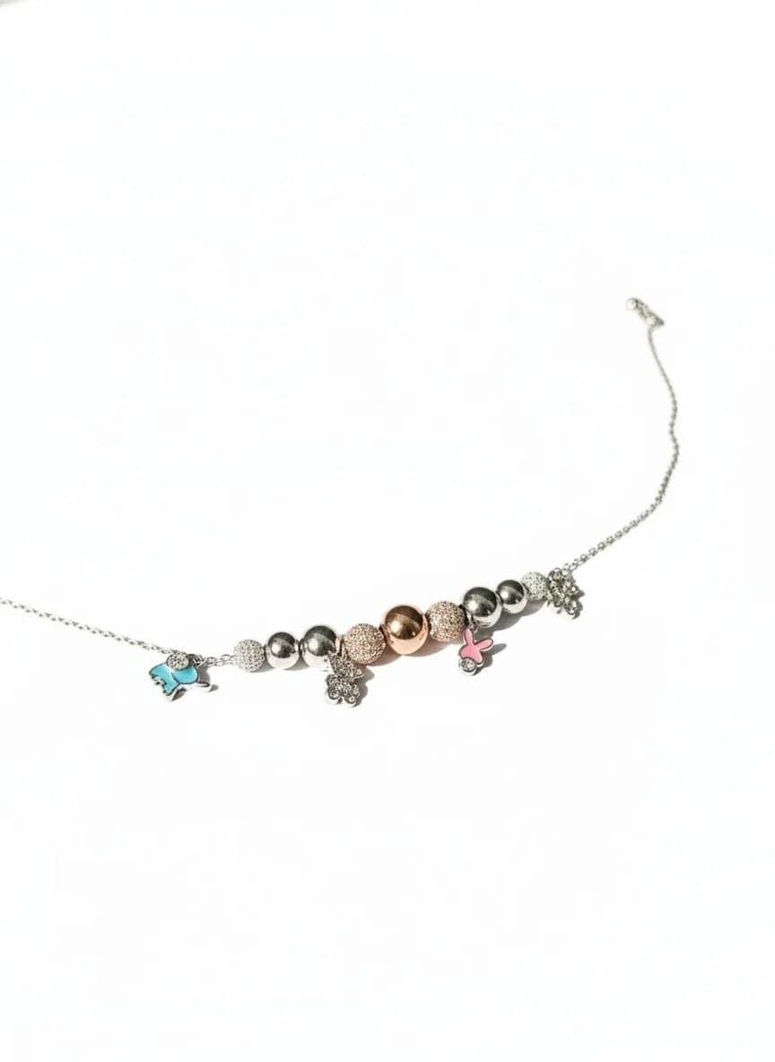Women's Sterling Silver Pandora Bracelet
