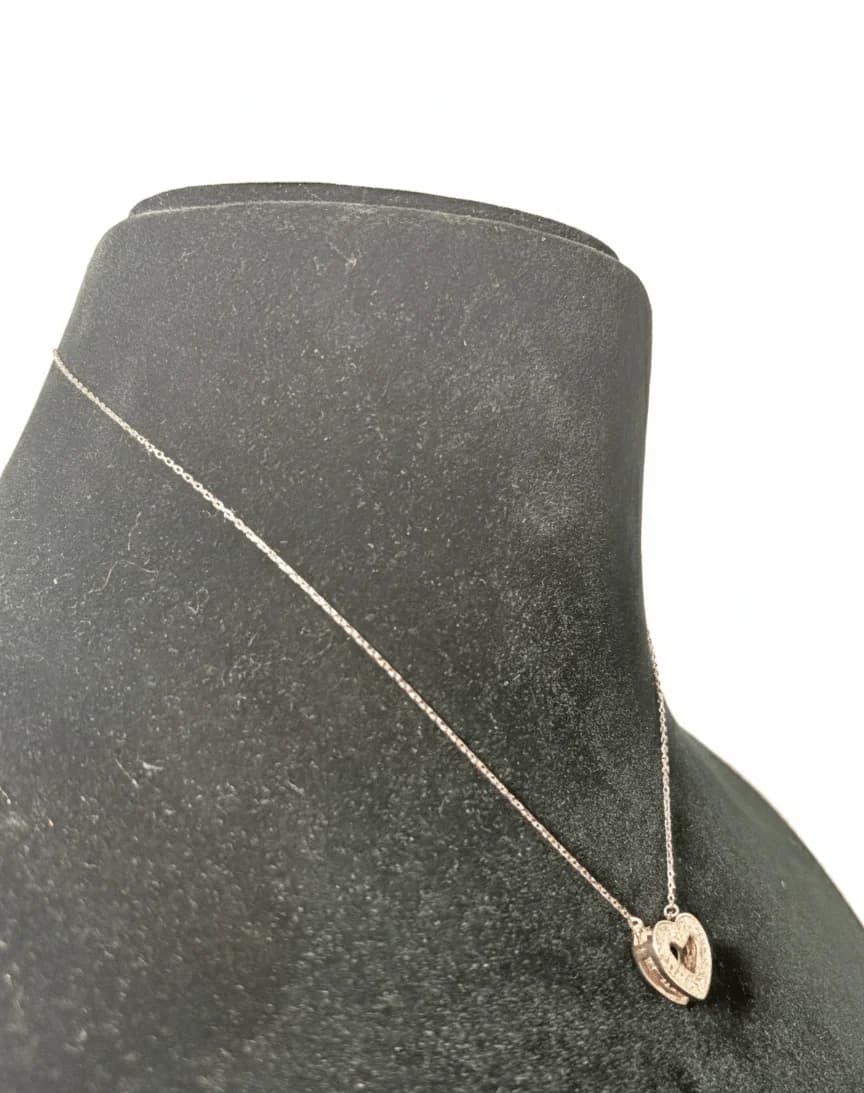 Silver Heart Pendant Necklace