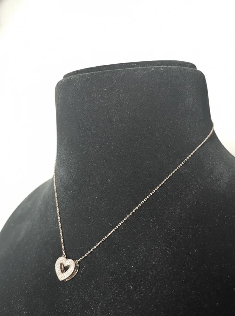 Silver Heart Pendant Necklace