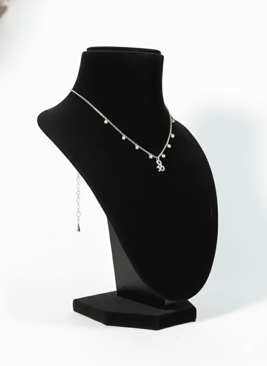 & Symbol Rose Gold Chain Necklace