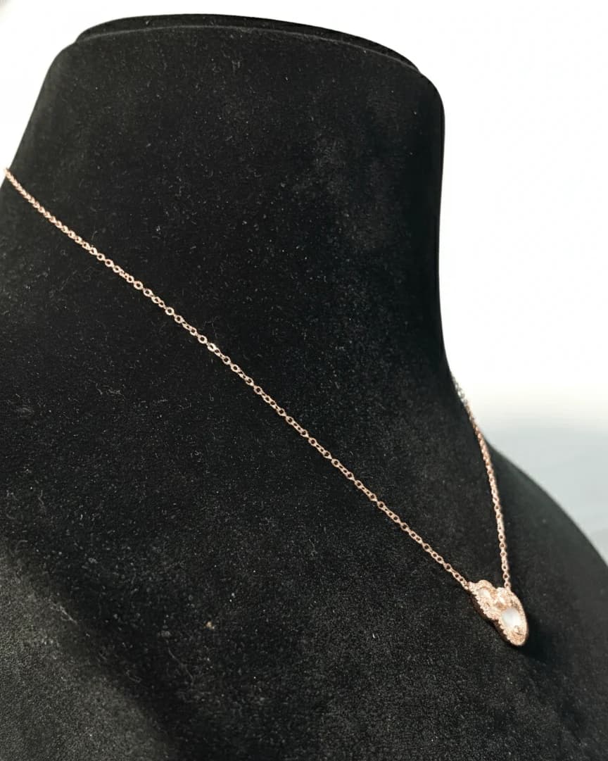 Rose Gold Crystal Necklace