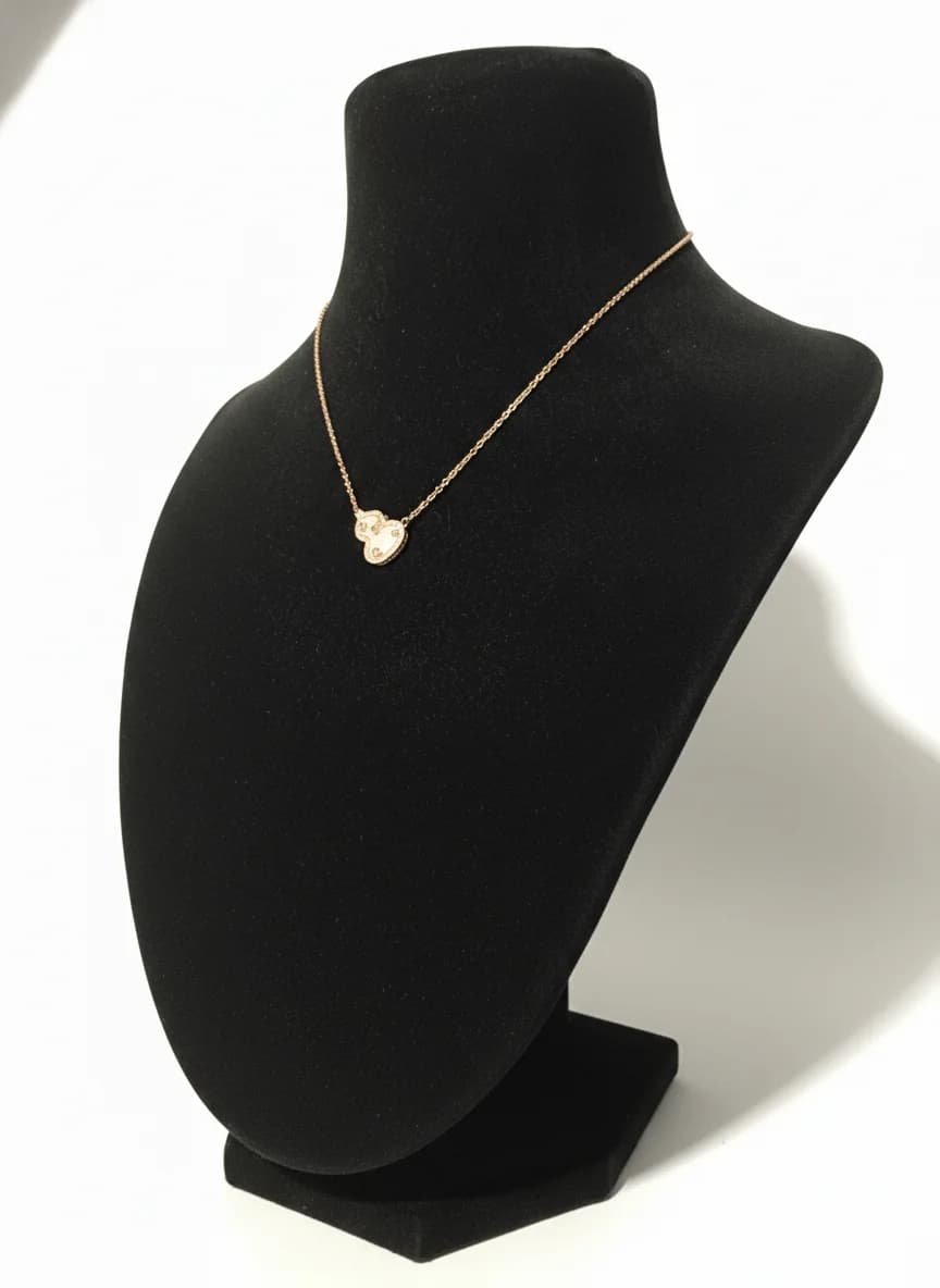 Rose Gold Crystal Necklace