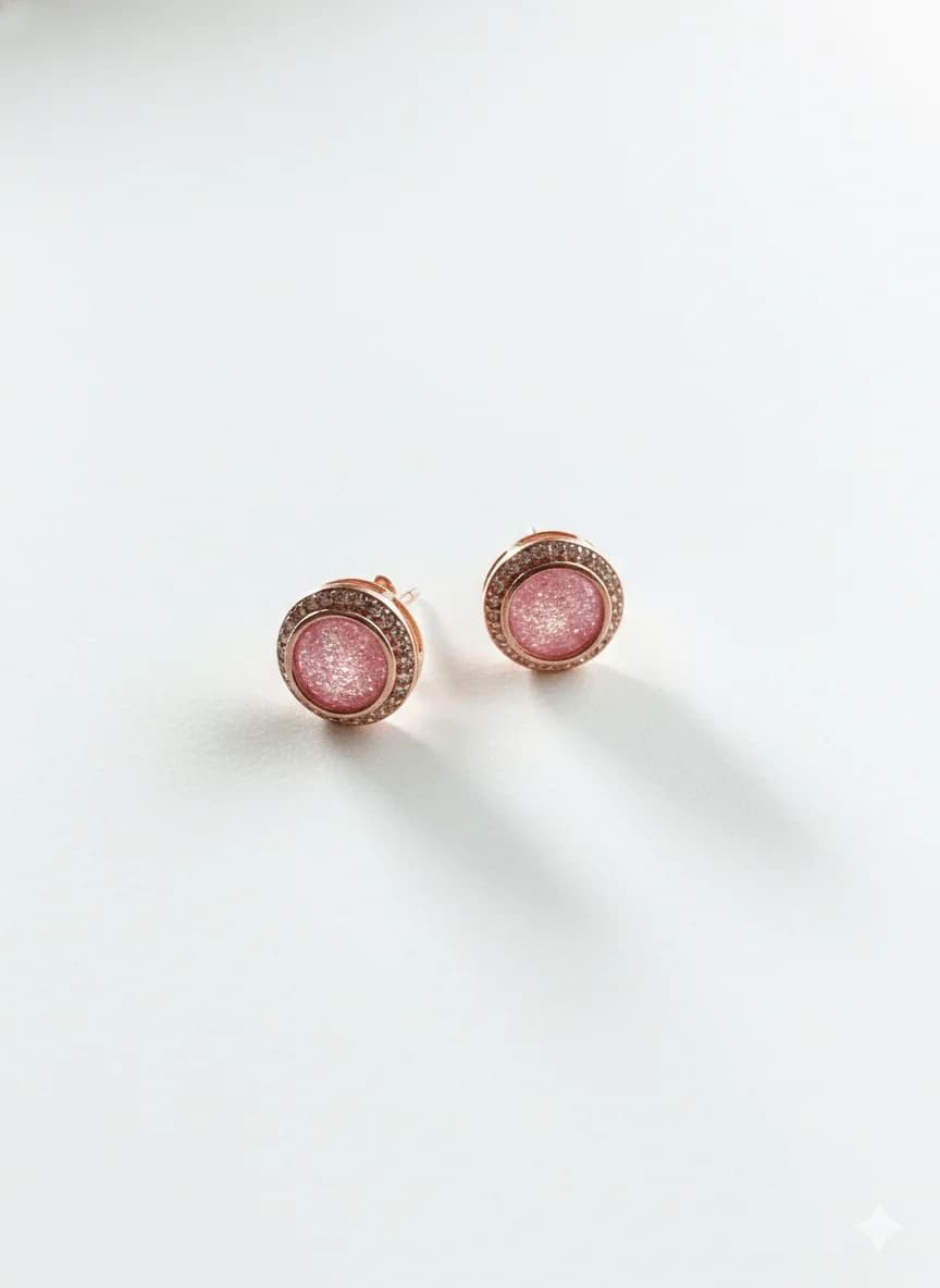 Rose Night Earrings