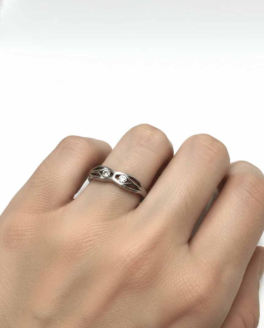 Silver Wave Ring