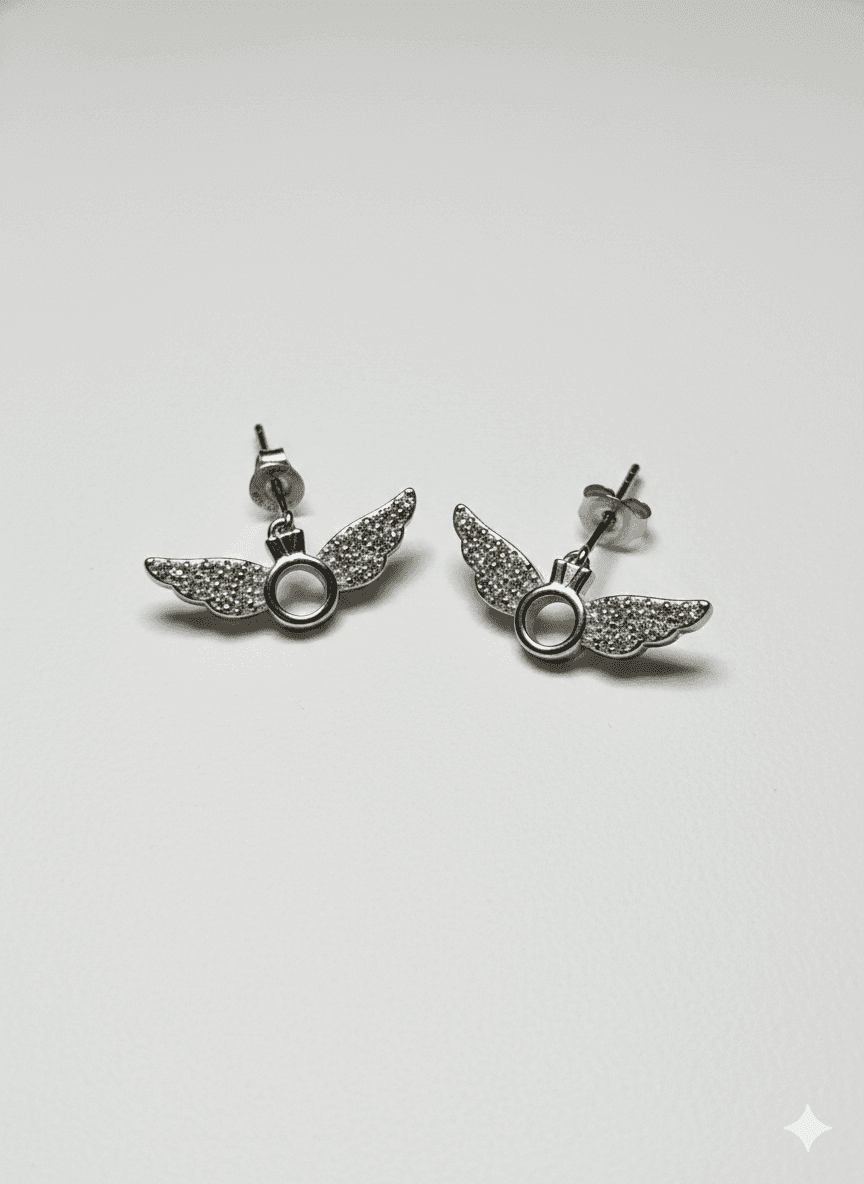 Silver Wing Earrings
