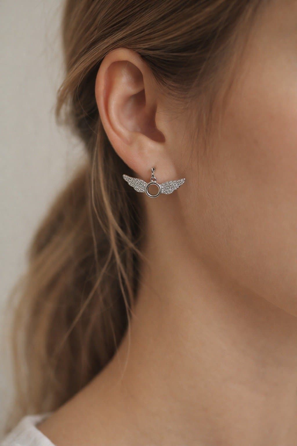 Silver Wing Earrings