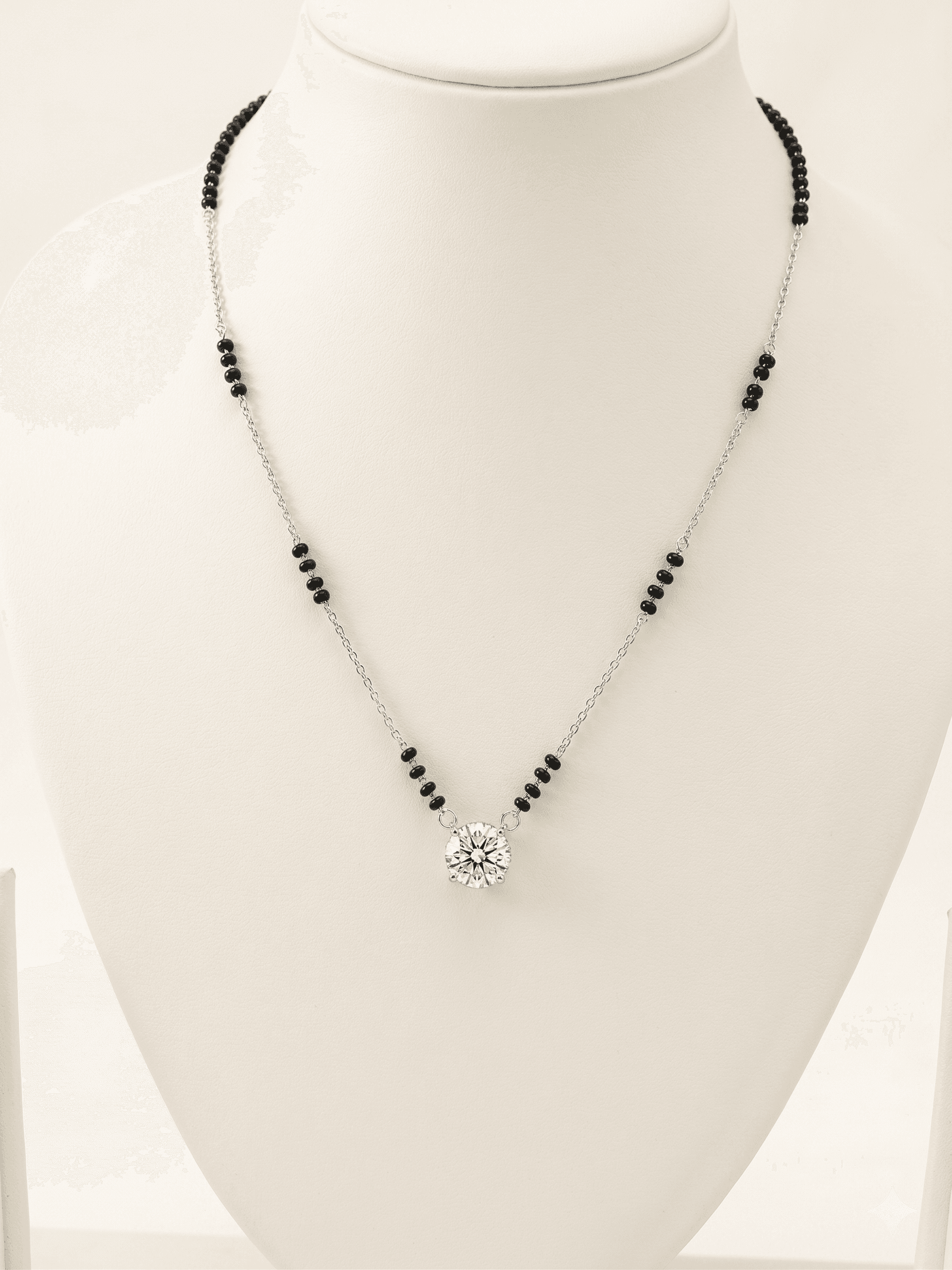 Elegant Solitaire Mangalsutra Necklace