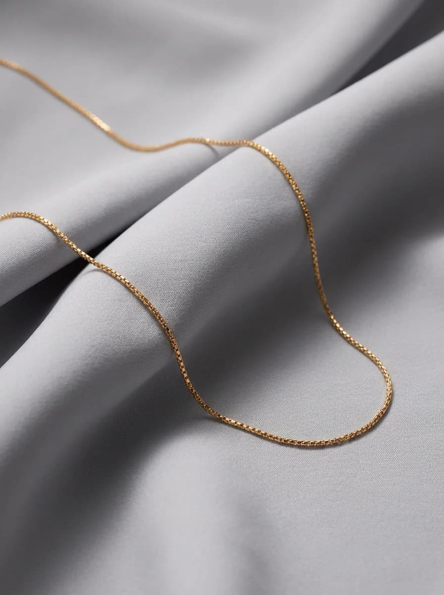 Classic Gold Rope Chain Necklace