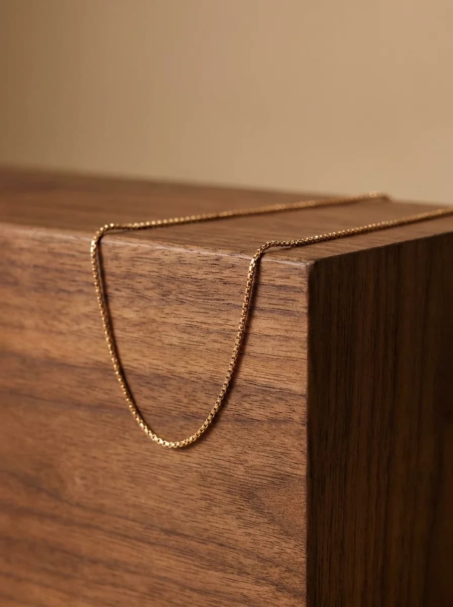 Classic Gold Rope Chain Necklace