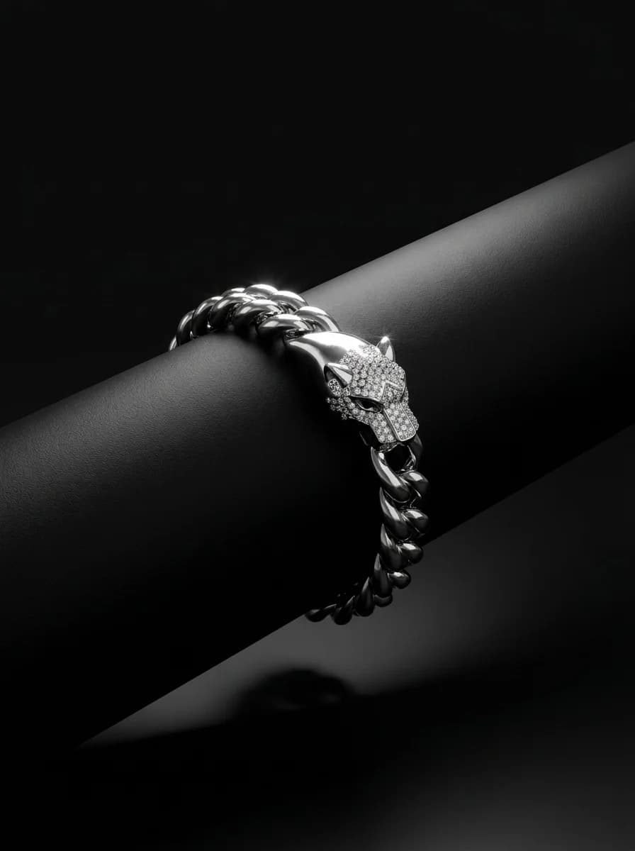 Luxury Panther Link Bracelet