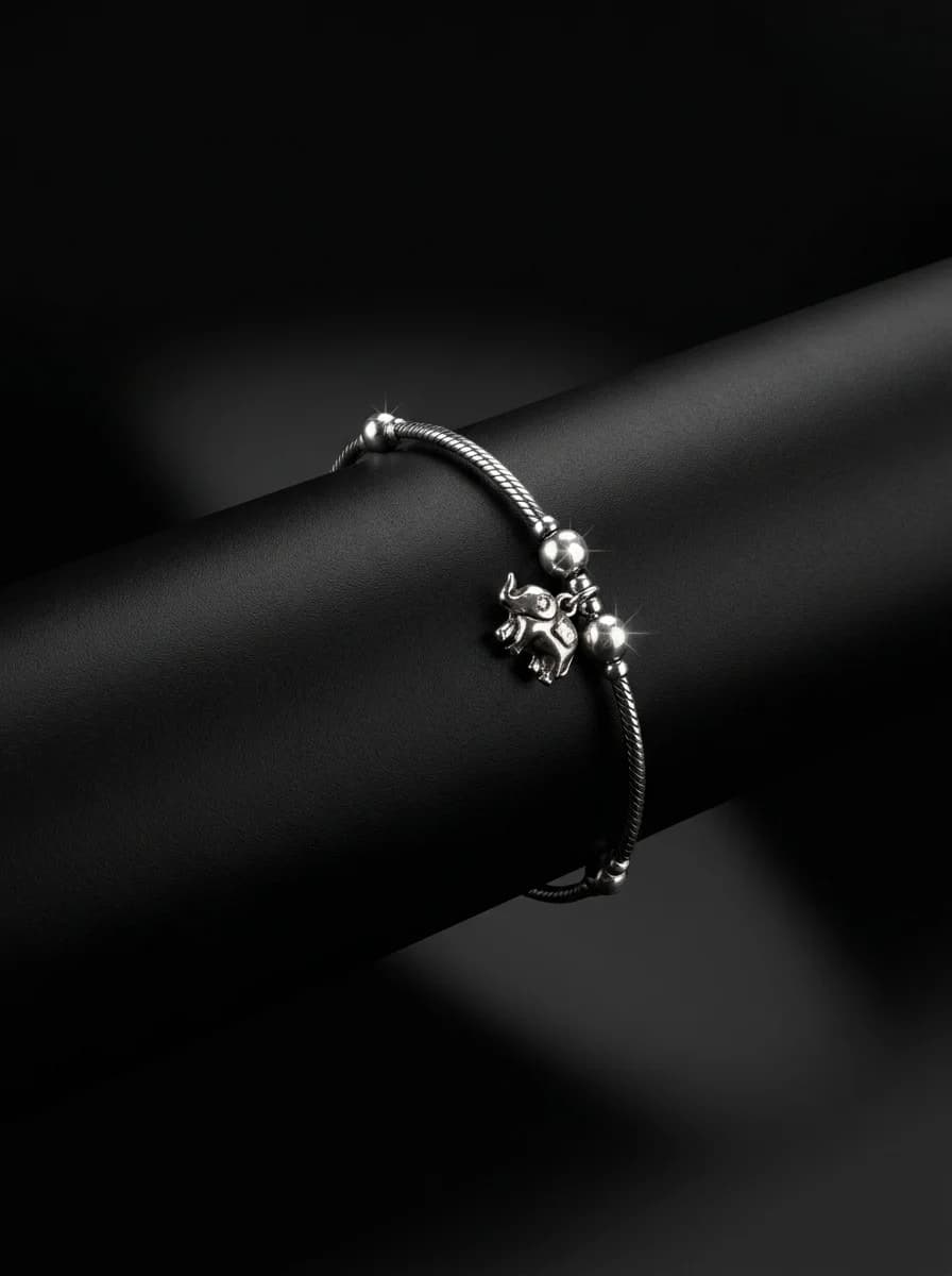 Cute Elephant Charm Adjustable Bracelet
