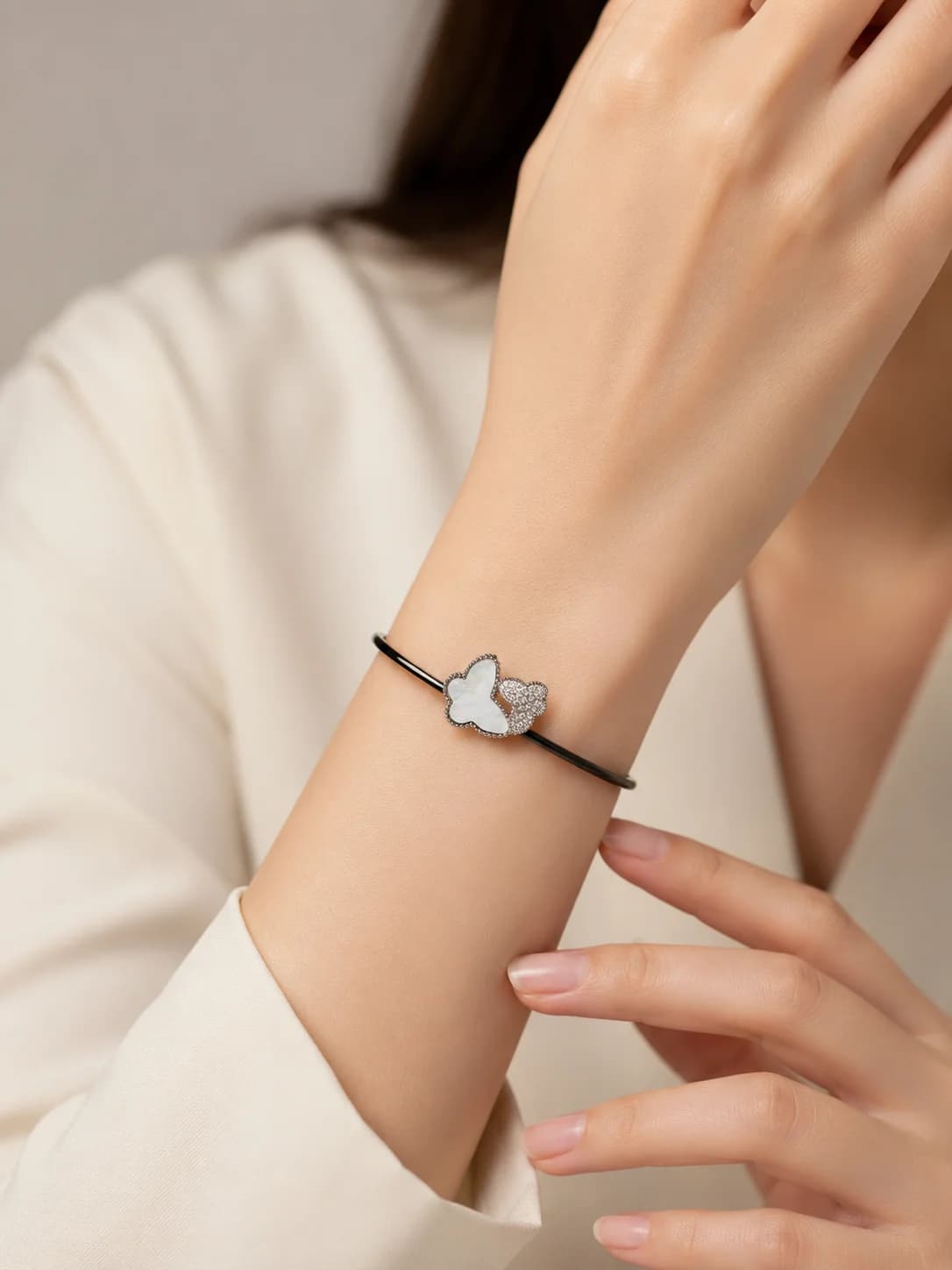 Elegant Butterfly Crystal Bracelet