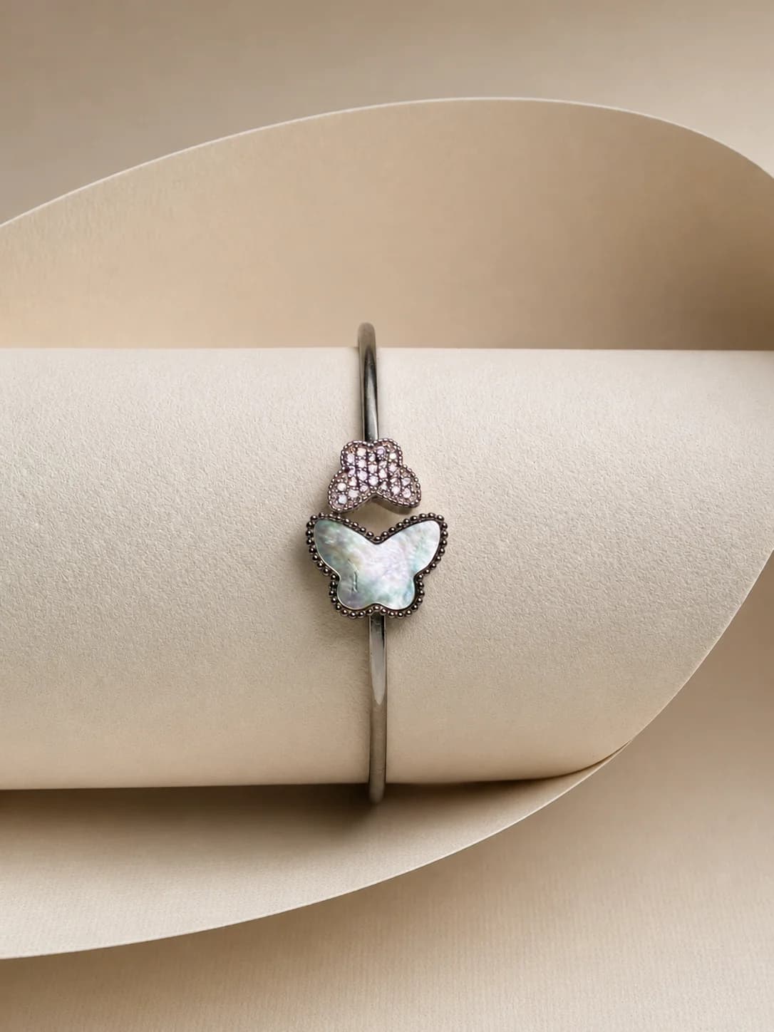 Elegant Butterfly Crystal Bracelet
