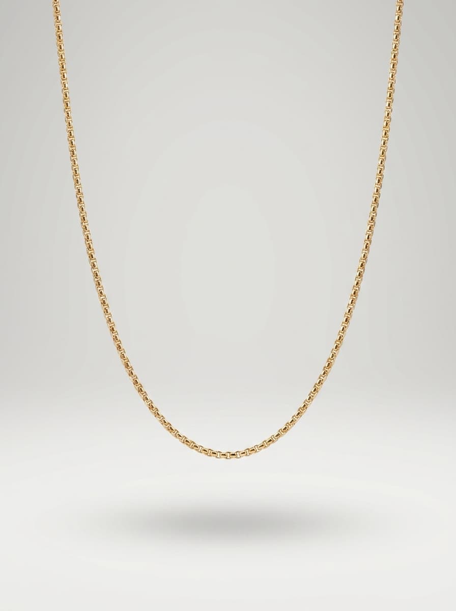 Classic Gold Rope Chain Necklace