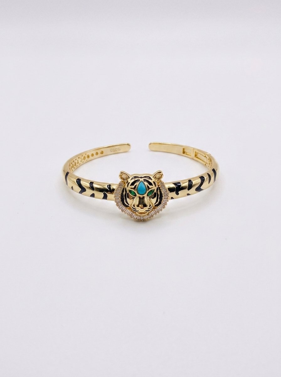 Royal Tiger Designer Open Bracelet