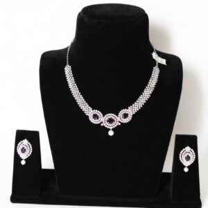 American Diamond Necklace Set