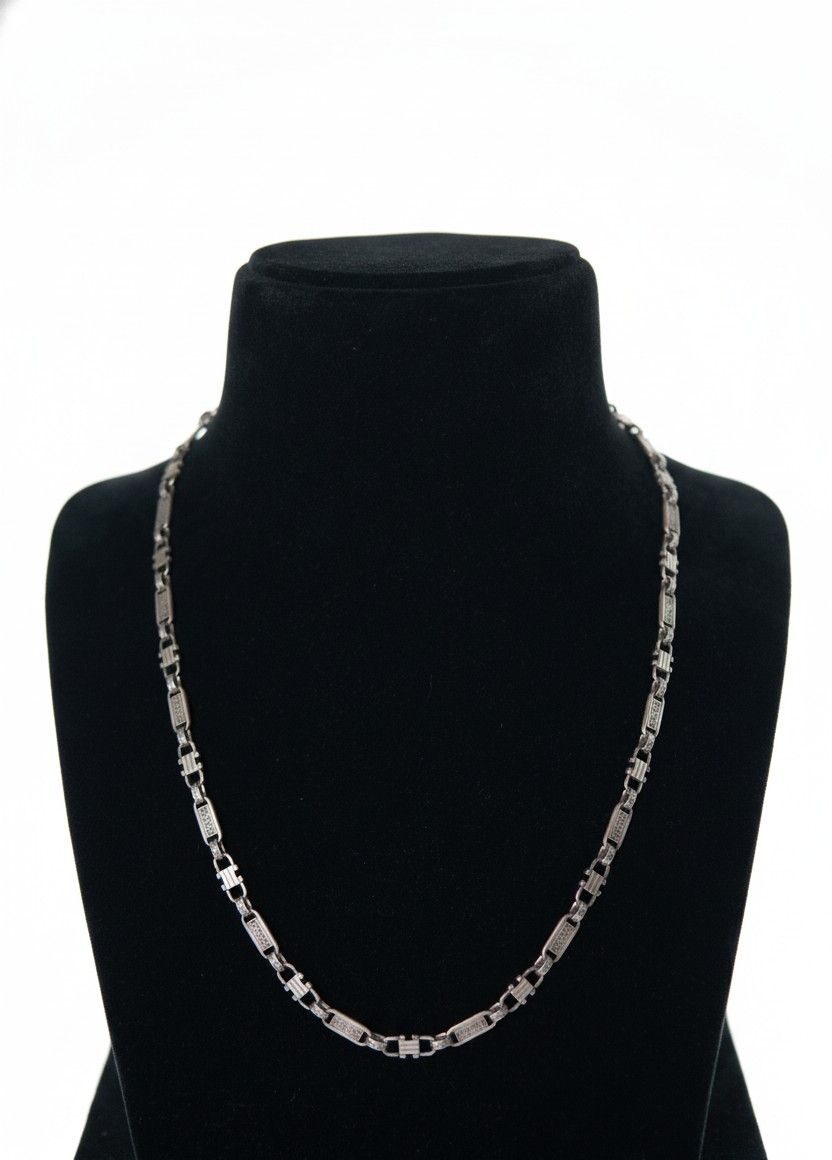Pure Silver Strip Chain