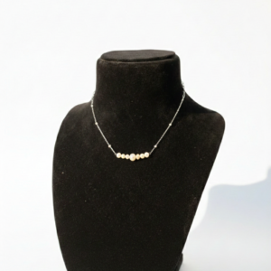 Avon Opulent Pearl Glow Silver Necklace