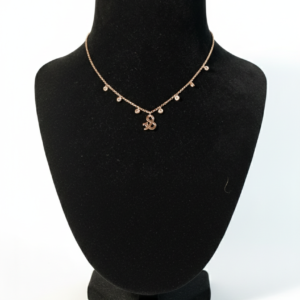 & Symbol Rose Gold Chain Necklace