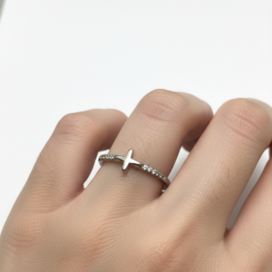 Silver Cross Ring