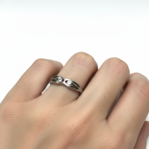 Silver wave Ring