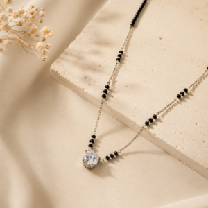 Elegant Solitaire Mangalsutra Necklace