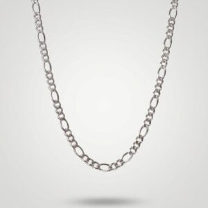 Minimal Silver Oval Link Chain Necklace