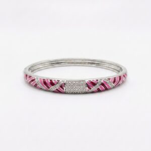 Elegant Pink Designer Kada Bracelet