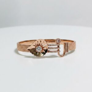 Elegant Sunflower Rose Gold Bracelet