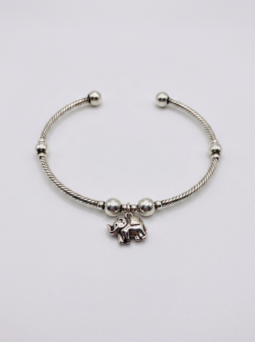 Cute Elephant Charm Adjustable Bracelet